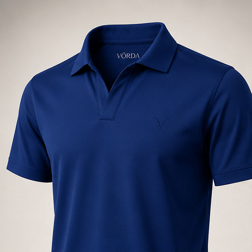 Midnight Navy - VÖRDA Revere Collar Polo