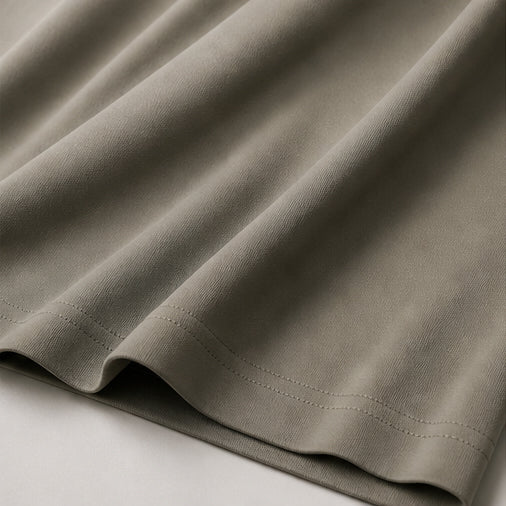 Stone Taupe - VÖRDA Revere Collar Polo